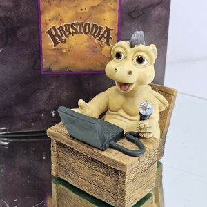 Krystonia Figure #3958 Truly Amazing Sitting At Desk With Laptop. Dragon